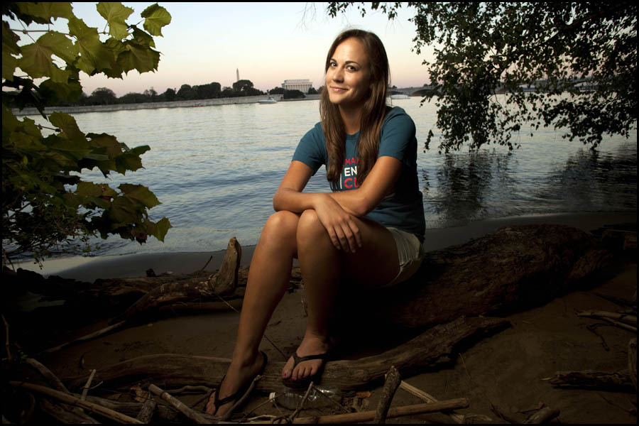 Environmental portrait on location