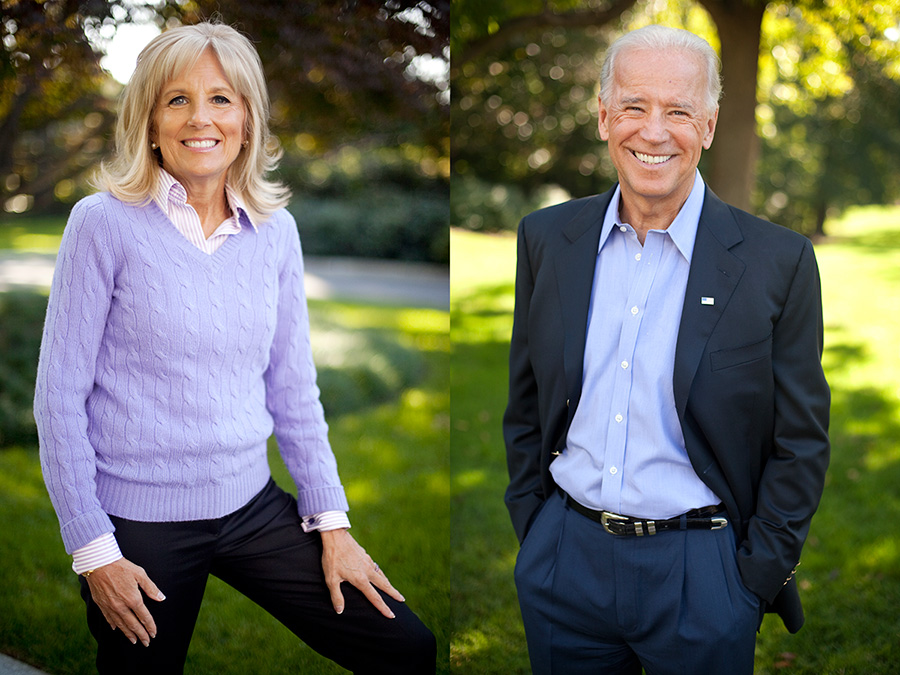Portrait of Joe and Jill Biden